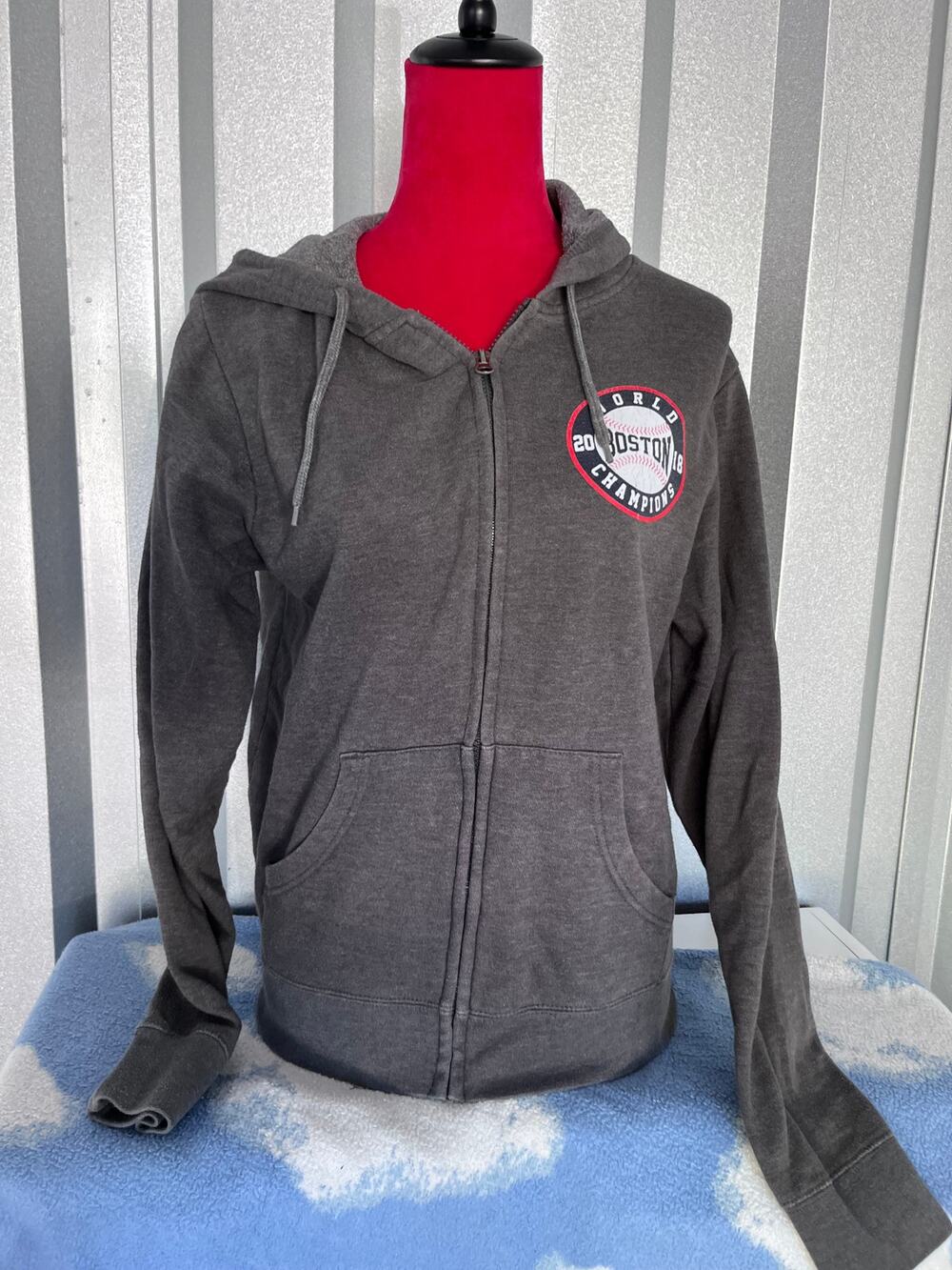 Grey Boston red Sox hoodie